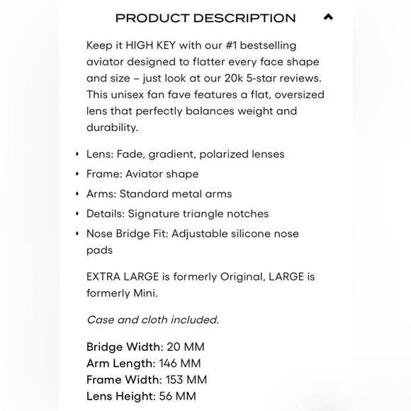 Quay x Desi High Key Aviator Sunglasses Black Metal Frame Mirror Smoke Lens - Picture 16 of 16